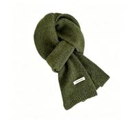 Alexis Leroy Damen Kurzschal aus Wollmix, edler Loop-Schal für Herbst und Winter, uni, für Büro und Alltag