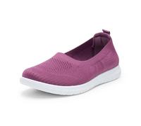 Alexis Leroy Damen Laufschuhe Turnschuhe Bequeme Leichte Barfußschuhe Atmungsaktiv Fitnessschuhe Violett 38 EU