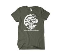 Alf Melmac Burger T-Shirt M2, Farbe: Khaki, Bekleidungsgröße: L