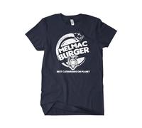 Alf Melmac Burger T-Shirt M2, Farbe: Navy, Bekleidungsgröße: XL