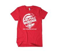 Alf Melmac Burger T-Shirt M2, Farbe: Rot, Bekleidungsgröße: XXL
