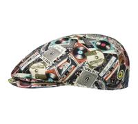 Retro Music Flatcap by Alfonso DEste bunt L (58-59 cm)