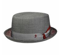 Virgin Wool Pork-Pie-Hut by Alfonso DEste grau M (56-57 cm)