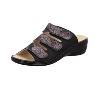 Algemare Bequeme Pantoletten für Damen, schwarz, Größe 38 EU
