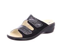 Algemare Bequeme Pantoletten für Damen, schwarz, Größe 39 EU