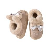 AlHECE Hausschuhe Damen Winter Präzise Einfarbige Wrap Heels Plüsch Hausschuhe rutschfeste Warme Flip Flops Frauen Männer Zuhause Casual Baumwollschuhe-B-39-40