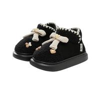 AlHECE Hausschuhe Damen Winter Warme Hausschuhe Anti-Rutsch Und Höhe Erhöhen Dicke Sohle Plüsch Baumwollschuhe Für Innen- Und Außenfrauen-E-35-36