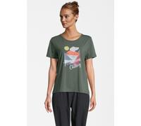 KRIMSON KLOVER Damen Shirt Top Alia Graphic Shortsleeve (607028) M Gr?n