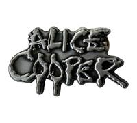 Alice Cooper Dripping Logo Pin Badge One Size