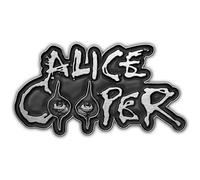 Razamataz Pin Alice Cooper Eyes – Unisex, silberfarben, Zinklegierung – Band-Merch