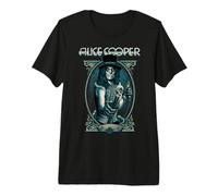 Alice Cooper Hey Stoopid Portrait Blue Premium T-Shirt