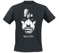 ALICE COOPER Portrait Männer T-Shirt schwarz