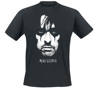 Alice Cooper Portrait T-Shirt schwarz in L