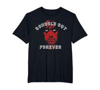Alice Cooper Schools Out Red Face T-Shirt, Herren Große Größen, Schwarz, 2X Tall