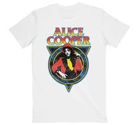 Alice Cooper T Shirt Snakeskin Logo Nue offiziell Herren Weiß M