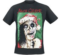 Alice Cooper Xmas Card T-Shirt schwarz in 3XL