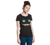 Alice im Wunderland Grinsekatze - Lächeln Frauen T-Shirt schwarz S