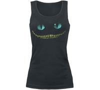 Alice im Wunderland Grinsekatze - Lächeln Top schwarz in M