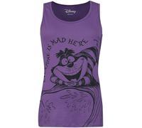 Alice im Wunderland Grinsekatze Top lila in XL