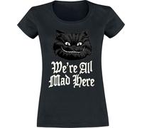 Alice im Wunderland Mad T-Shirt schwarz in XXL
