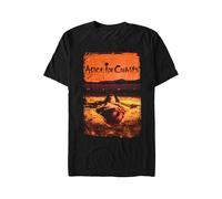 Alice in Chains Herren-T-Shirt, Schwarz, offizielles Lizenzprodukt Gr. L, Schwarz