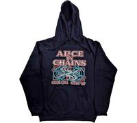 Alice In Chains Kapuzenpullover Totem Fish Band Logo offiziell Unisex Navy Blau S