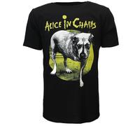 Alice in Chains T-Shirt mit dreibeinigem Hund, Sonderversion M Schwarz