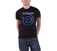 Alice In Chains T Shirt Played Band Logo Nue offiziell Herren Schwarz XL