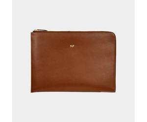 ALICE Laptophülle L braun Damen - Leder