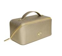 Alice Wheeler Bee Train Case Beauty Ziehharmonika, ausklappbarer Organizer (Bronze), bronze, Ausklappbarer Kosmetikkoffer
