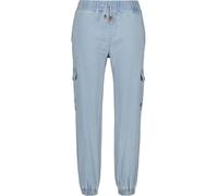 ALIFE and Kickin AngeliqueAK DNM A Pants - Damen Stoffhose - Klassisch & Bequem für Freizeit & Alltag - Elegante Freizeithose - Lange Hose Light Denim Washed XL