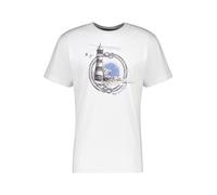 ALIFE and Kickin BrodyAK P Shirt Lighthouse - Herren T-Shirt - Weiches & Bequemes Kurzarm Shirt - Perfekt für Alltag & Freizeit - Klassisches Rundhals-Design Brilliant White L