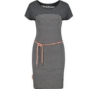 ALIFE and Kickin ClarissaAK B Dress - Damen Jerseykleid Knielang - Bequem & Stylisch für Alltag & Freizeit - Freizeitkleid für Frühling & Sommer Moonless M