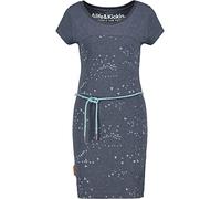 ALIFE and Kickin ClarissaAK B Dress - Damen Jerseykleid Knielang - Bequem & Stylisch für Alltag & Freizeit - Freizeitkleid für Frühling & Sommer Blue S