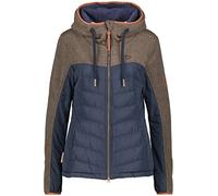 ALIFE and Kickin ColbieAK A Hybrid-Jacket - Damen Übergangsjacke - Leichte & Atmungsaktive Hybridjacke - Kurze Jacke für Outdoor & Freizeit Stone M