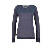 Langarmshirt ALIFE & KICKIN "Damen LeonieAK Z", Damen, Gr. XS, blau (marine melange), 95% Baumwolle, 5% Elasthan, Shirts Langarmshirt (28053959-XS)
