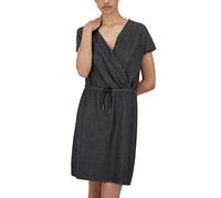 Alife and Kickin Damen OrnellaAK DNM Dress Kleid Damenkleid Jeanskleid Freizeitkleid Sommerkleid XS-XXXL, Black Denim, XXL