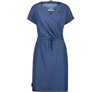 Alife and Kickin Damen OrnellaAK DNM Dress Kleid Damenkleid Jeanskleid Freizeitkleid Sommerkleid XS-XXXL, Dark Denim, XXL
