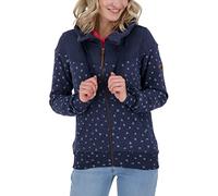 ALIFE and Kickin PalinaAK B Sweatjacket Damen Kapuzensweatjacke, Sweatjacke Marine Melange M