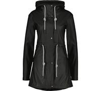 ALIFE and Kickin EloiseAK A Rain Parka - Damen Regenjacke Sommer - Leicht, Wasserdicht & Atmungsaktiv - Perfekt für Regnerische Sommertage Moonless XL