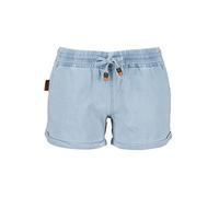 Shorts ALIFE & KICKIN "Damen JaneAK", Damen, Gr. M, Normalgrößen, blau (light denim), 95% Baumwolle, 5% Elasthan, Hosen (29886321-M) light denim