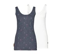ALIFE and Kickin JenAK B Top Doublepack - Damen Tanktop - Leicht & Atmungsaktiv Oberteil - Perfektes Top für Freizeit, Sport & Alltag Marine