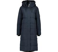 ALIFE AND KICKIN KatiaAK A Puffer Coat - Winterjacke Damen mit Kapuze, langer Wintermantel in Daunenoptik, warme Steppjacke, Damen Winter Oberbekleidung Damen Steppjacke, Winterjacke marine XS