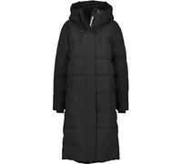 ALIFE AND KICKIN KatiaAK A Puffer Coat - Winterjacke Damen mit Kapuze, langer Wintermantel in Daunenoptik, warme Steppjacke, Damen Winter Oberbekleidung Damen Steppjacke, Winterjacke moonless L