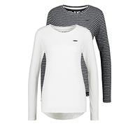 alife and kickin 2er-Set: Longsleeves in Weiß - 58% | Größe 3XL | Damen Tops