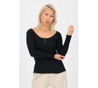 alife and kickin Longsleeve "Marti" in Schwarz - Größe S | Damen Tops