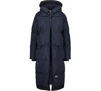 ALIFE and Kickin OanaAK A Puffer Coat - Damen Wintermantel Steppmantel - Lange Winterjacke für Kalte Tage - Mantel für Herbst & Winter - Perfekt für Freizeit & Alltag Marine L