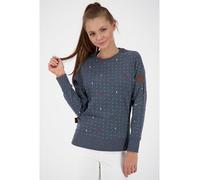 Sweatshirt ALIFE & KICKIN "ALIFE AND DarlaAK Crewneck Damen Sweatshirt" Gr. S, blau (marine) Damen Sweatshirts Shirts (27590425-S)