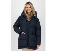 Winterjacke ALIFE & KICKIN "Damen LykkeAK A Steppjacke, Winterjacke, gefütterte Jacke", Damen, Gr. S, blau (marine), 100% Polyester, Basic, normal Po-bedeckend, Rippbündchen, Jacken Winterjacke, Moder