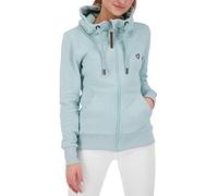 ALIFE and Kickin YasminAK A Hooded Sweat Jacket - Damen Sweatjacke - Kapuzenjacke mit Reißverschluss - Perfekt für kalte Tage - Zipper Jacke für Herbst & Winter Ice XS